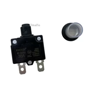 Cầu Chì Bảo Vệ Quá Tải KUOYUH88 30A Thường Đóng Kèm Nắp Bảo Vệ